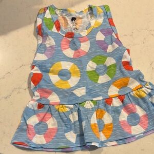 Colorful Kids Sleeveless Top
